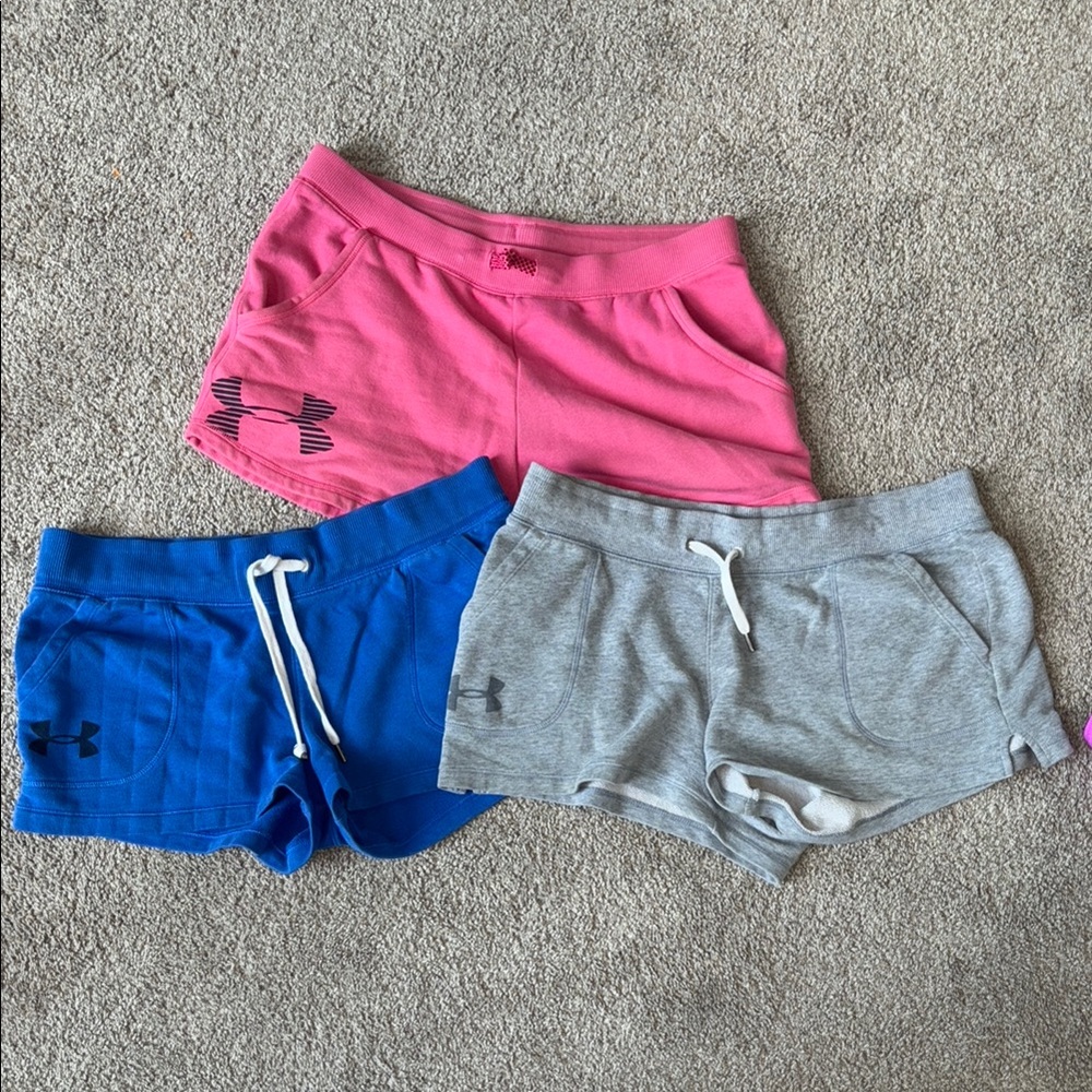 3 pack under armour shorts